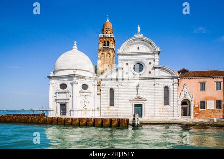 Chiesa San Michele, Isle of the Dead San Michele, cimetière de Venise, Lagoon City, Vénétie, Italie,Venise, Vénétie, Italie Banque D'Images