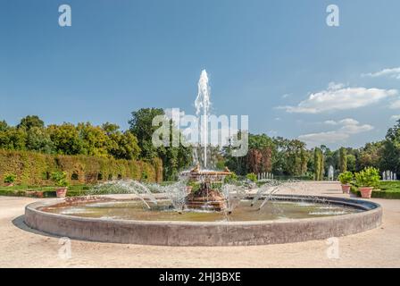 Le parc du Palais Ducal, connu sous le nom de Reggia di Colorno, Émilie-Romagne, Italie Banque D'Images