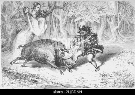 Ségur, nouvelles contes de fées, p243. Banque D'Images