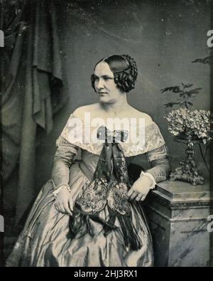 Stelzner, Carl Ferdinand - Anna Henriette Stelzner (1818-1876) Banque D'Images
