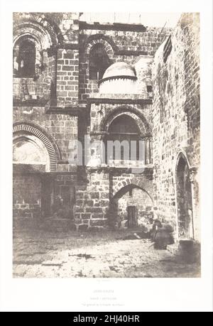 Jerusalem, Saint Sépulcre, vue générale de la Chapelle du Calvaire 1854 Auguste Salzmann Français.Jérusalem, Saint Sépulcre, vue générale de la Chapelle du Calvaire 286799 Banque D'Images
