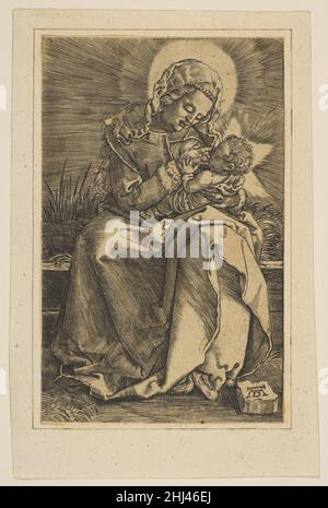 La Vierge en soins infirmiers l'enfant Christ, copie n.d.Après Albrecht Dürer German.La Vierge en soins infirmiers l'enfant du Christ, copie 396626 Banque D'Images