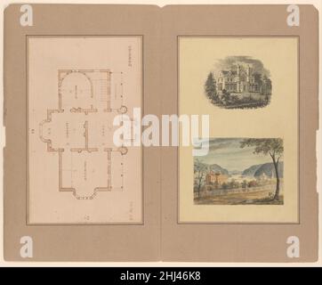 Cottage Residences; ou une série de dessins pour les cottages ruraux et Cottage-Villas, et leurs terrains, adaptés à l'Amérique du Nord 1842 Andrew Jackson Downing American.Maisons de résidence; ou une série de dessins pour les cottages ruraux et Cottage-Villas, et leurs terrains, adaptés à l'Amérique du Nord 348829 Banque D'Images
