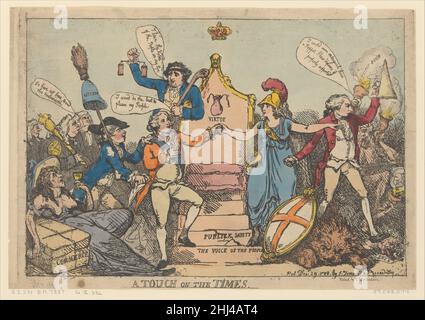 A Touch on the Times 29 décembre 1788 Thomas Rowlandson British.Une touche sur le Times 388762 Banque D'Images