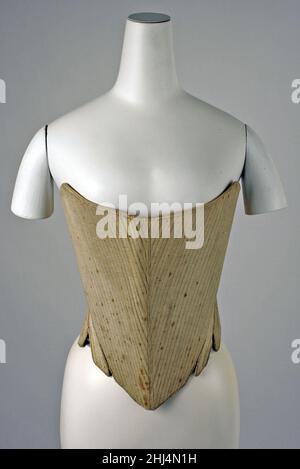 Corset troisième quart 18th siècle américain.Corset 90458 Banque D'Images