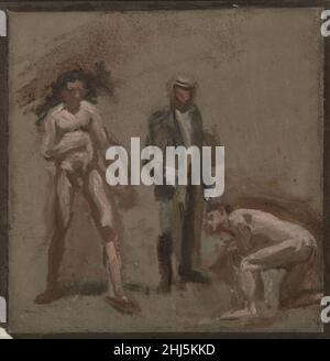 Étude pour prendre le comte par Thomas Eakins 1898. Banque D'Images