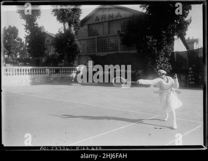 Suzanne Lenglen 1920 Cannes. Banque D'Images
