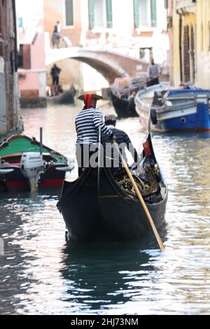 gondoles à venise, italie Banque D'Images