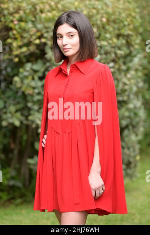 Rome, Italie.26th janvier 2022.Gaia Girace participe à la photocall de la série Rai tv l'amica geniale Storia di chi fugge e di chi resta au jardin de Rai Viale Mazzini.Crédit : SOPA Images Limited/Alamy Live News Banque D'Images