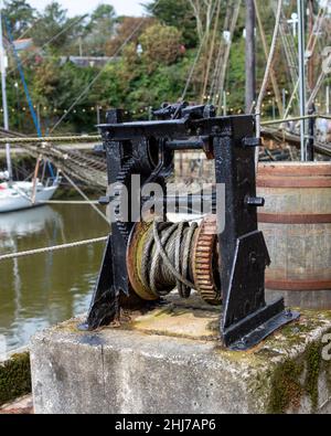 Charlestown Harbour St Austell Cornwall Banque D'Images