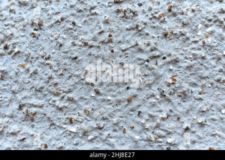 Cailloux naturels dans un sol en béton, texture de sol en pierre ronde antidérapante, image de concept pour un design durable ou écologique pour la décoration intérieure Banque D'Images