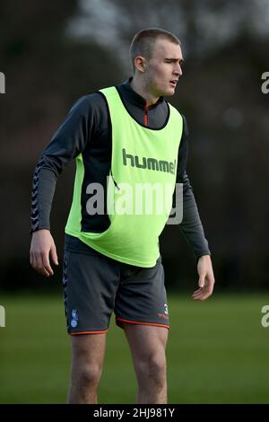 OLDHAM, ROYAUME-UNI.JAN 27th Oldham Athletic's will Sutton pendant l'entraînement à Chapel Road, Oldham, le jeudi 27th janvier 2022.(Credit: Eddie Garvey | MI News) Credit: MI News & Sport /Alay Live News Banque D'Images