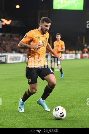 Patrick Cutrone de Wolverhampton Wanderers.Wolverhampton Wanderers / SC Braga - UEFA Europa League 19/09/2019 Banque D'Images