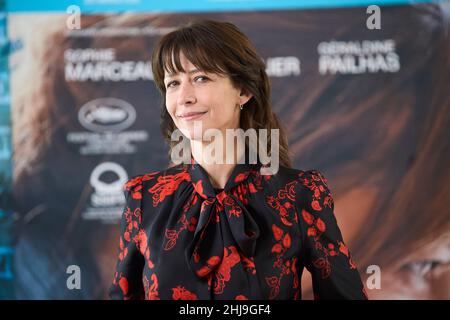 27 janvier 2022, Madrid, Madrid, Espagne: Sophie Marceau assiste à tout ce qui s'est passé très bien (Todo Ha Ido bien) au Barcelo Hotel le 27 janvier 2022 à Madrid, Espagne (Credit image: © Jack Abuin/ZUMA Press Wire) Banque D'Images