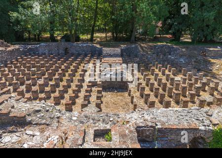 Le Parc archéologique de Dion, situé au pied du Mont Olympe, Grèce, Europe. Banque D'Images