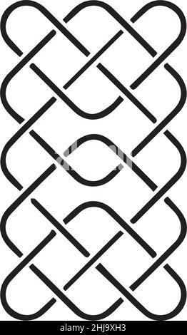 Motif noeud celtique Illustration de Vecteur