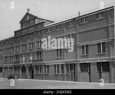 Vue extérieure du Celtic Park, stade du club de football celtique de Glasgow à Parkhead.Mai 1962. Banque D'Images