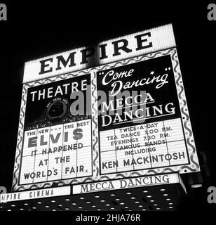 Empire Cinema à Leicester Square, Soho, Londres.20th juin 1963. Banque D'Images