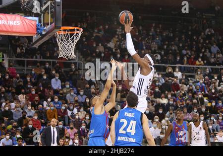 Kostas Antetokounmpo d'ASVEL lors du match de basketball EuroLeague de Turkish Airlines entre le FC Barcelone et LDLC ASVEL le 27 janvier 2022 au Palau Blaugrana à Barcelone, Espagne - photo Laurent Lairys / DPPI Banque D'Images