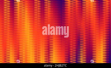 enchevêtrement en zigzag à dégradé vertical abstrait. superbe design d'arrière-plan coloré. Illustration de Vecteur