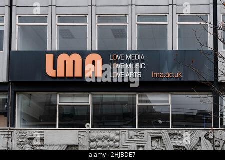 LMA - Love Media Love Music Love arts - Banque D'Images