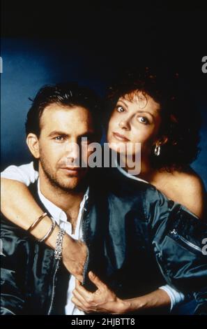 Bull Durham année : 1988 États-Unis Directeur : Ron Shelton Kevin Costner, Susan Sarandon Banque D'Images