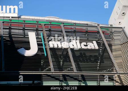 Turin, Italie.28th janvier 2022.Examen médical pour le nouveau joueur de Juventus Dusan Vlahovic le 28 janvier 2022 à Turin, Italie - photo Nderim Kaceli/DPPI crédit: DPPI Media/Alamy Live News Banque D'Images