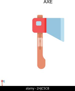 Icône de vecteur simple AX.Modèle de conception de symbole d'illustration pour élément d'interface utilisateur Web mobile. Illustration de Vecteur