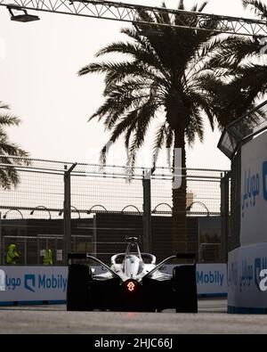 Riyad, Arabie Saoudite.28th janvier 2022.17 pendant le Prix ePrix de Diriyah 2022, 1st et 2nd du Championnat du monde de Formule E 2022, sur le circuit de Riyad Street du 28 au 30 janvier, à Riyad, Arabie Saoudite - photo: Antonin Vincent/DPPI/LiveMedia crédit: Agence photo indépendante/Alay Live News Banque D'Images