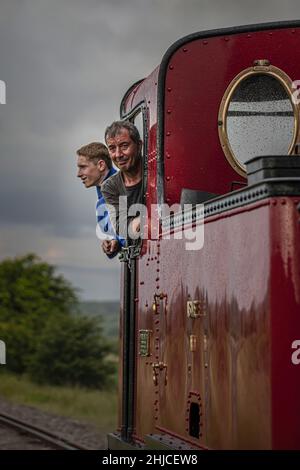 Train touristique de la Baie de somme , chemins de fer économiques Banque D'Images