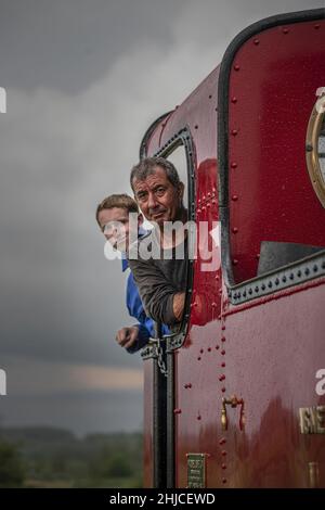 Train touristique de la Baie de somme , chemins de fer économiques Banque D'Images