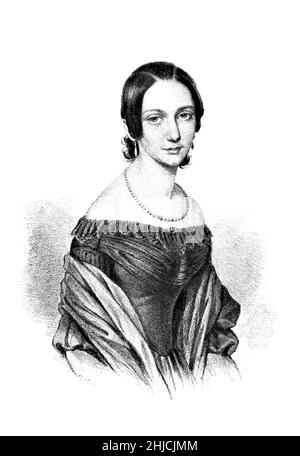 Clara Schumann (1819-1896), compositrice et pianiste allemande de l'époque romantique.1912. Banque D'Images
