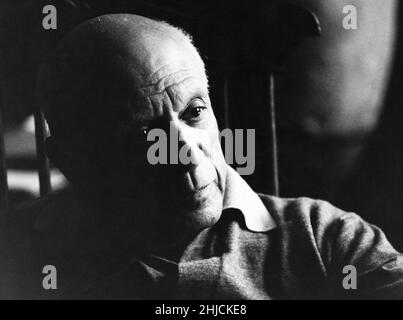 Pablo Picasso (25 octobre 1881 - 8 avril 1973), artiste espagnol, en 1962. Banque D'Images