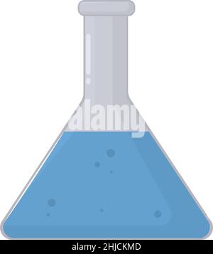 icône de flacon de produit chimique sur fond blanc Illustration de Vecteur