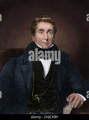 James Johnson (Février 1777 - Octobre 10, 1845) était un médecin et écrivain irlandais sur les maladies des climats tropicaux. Né en Irlande, à l'âge précoce de 15 ans, il devient apprenti à un chirurgien-apothicaire. En 1798, il déménage à Londres et réussi l'examen du chirurgien. Il a été nommé compagnon de chirurgiens sur un bâtiment de guerre. En 1800, il a pris part à une expédition à l'Egypte et, en 1803, s'embarque pour l'Inde. En 1814, Johnson est allé(e) à le duc de Clarence (après Guillaume IV du Royaume-Uni), et lorsque Clarence est devenu roi a été nommé comme son médecin extraordinaire. Il a développé à partir de ce point Banque D'Images