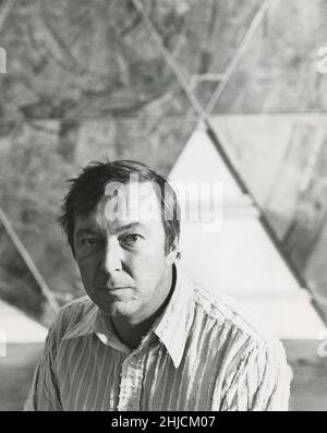 Un portrait de l'artiste pop et néo-dadaïste américain Jasper Johns (né en 1930). Banque D'Images