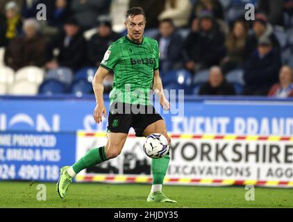 Huddersfield, Angleterre, 28th janvier 2022.Phil Jagielka de Stoke City pendant le match de championnat Sky Bet au stade John Smith, Huddersfield.Crédit photo à lire: Darren Staples / Sportimage crédit: Sportimage / Alay Live News Banque D'Images