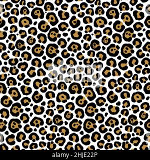 Motif abstrait léopard motif animal vectoriel sans couture Illustration de Vecteur