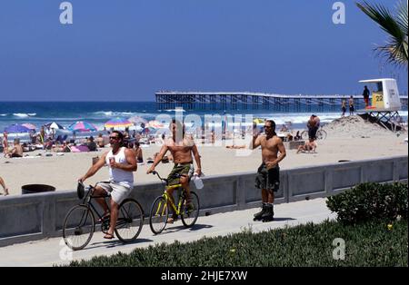 etats-unis californie san diego mission plage Banque D'Images