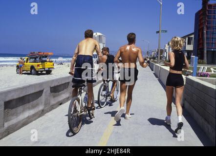 etats-unis californie san diego mission plage front de mer Banque D'Images