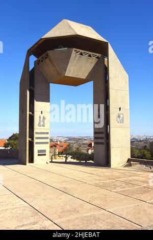 Monument HarAdar (Radar Hill) Banque D'Images