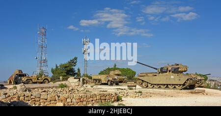 Monument Har Adar (colline radar) Banque D'Images