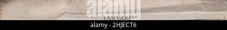 incesable, 15th siècle, médiéval, saints, saint,religieux, dévotionnel, sacré, taillé, gravé,gravure, janvier, mois, calendrier, catholique,rare, renaissance, illustré, détaillé, protecteur,protecteurs, imprimés, impression, latin, histoire,historique, original, prier, catholique romaine, est,orthodoxe, église, répressions, pape, prêtres,moines, rois, reclus, ermite, passion,laïc, symbole, spirituel, sainteté, art,artisanal, art, artisanat, incunabula , ianuarius / janvier Banque D'Images