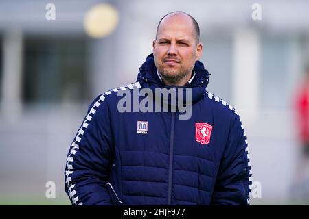 AMSTERDAM, PAYS-BAS - JANVIER 29 : Kayleigh van Dooren du FC Twente pendant le match KNVB Beker entre ASV Wartburgia et le FC Twente au Sportpark Drieburg le 29 janvier 2022 à Amsterdam, pays-Bas (photo de Joris Verwijst/Orange Pictures) Banque D'Images