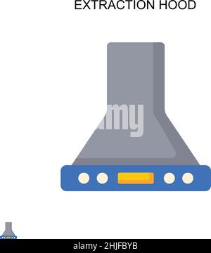 Icône de vecteur simple du capot d'extraction.Modèle de conception de symbole d'illustration pour élément d'interface utilisateur Web mobile. Illustration de Vecteur