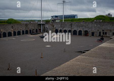 la cour de fort george Banque D'Images