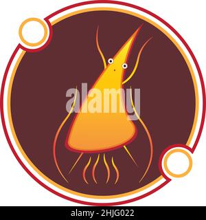 Logo flamme mignonne vecteur dame, design moderne pour les entreprises de nourriture et de boissons, feu et vecteur flamme, vecteur grill Illustration de Vecteur