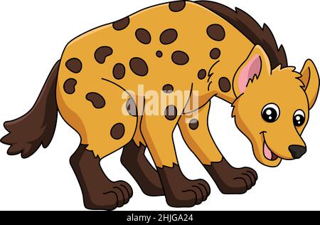 Illustration du vecteur Hyena Cartoon Clipart Illustration de Vecteur