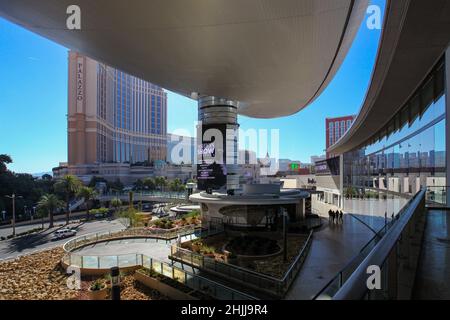 Las Vegas ou Vegas est la ville la plus peuplée de l'État du Nevada. Banque D'Images