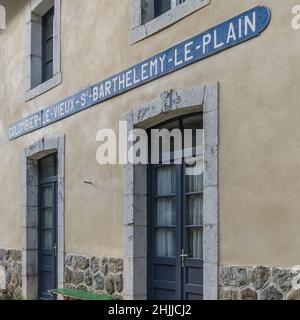 Chemin de fer du Vivarais, Ardèche, gorges du Doux, France, Europe Banque D'Images